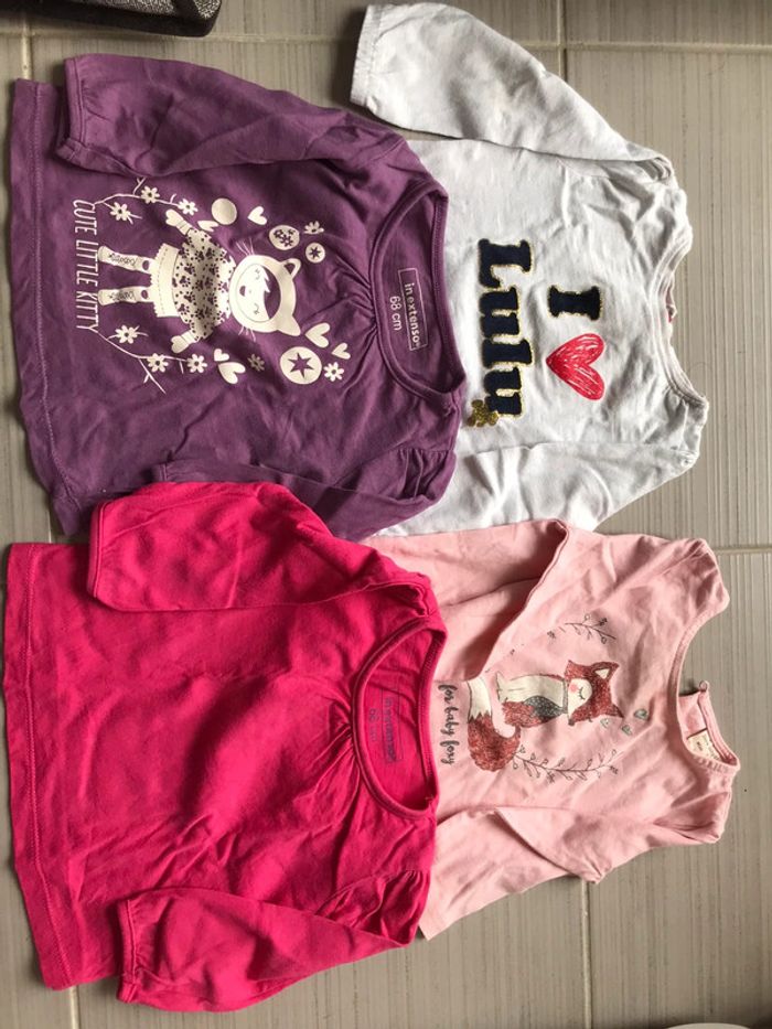 Lot sous pull bébé fille