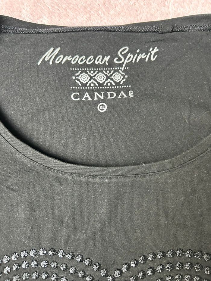 T-shirt noir XL motif cœur - photo numéro 6