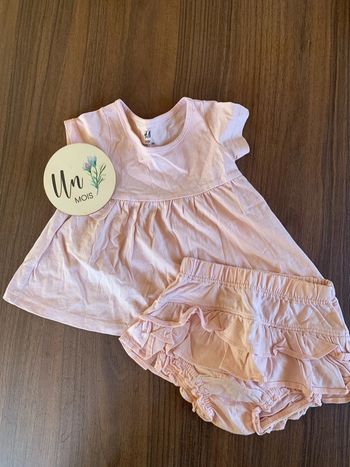 Lot robe et culotte 1 mois