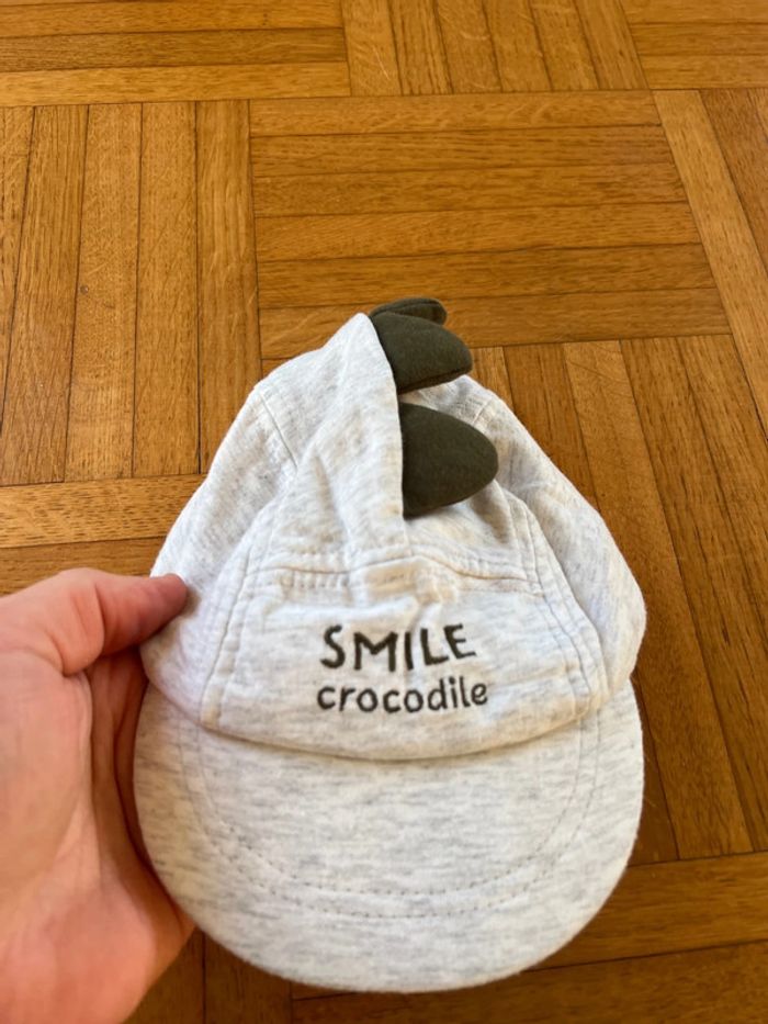 Casquette bébé crocodile 🐊 Primark 0/6mois - photo numéro 4