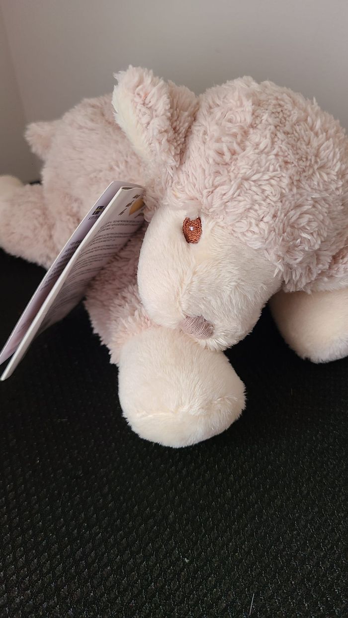 DOUDOU PELUCHE BUKOWSKI MOUTON BLANC ECRU - photo numéro 4