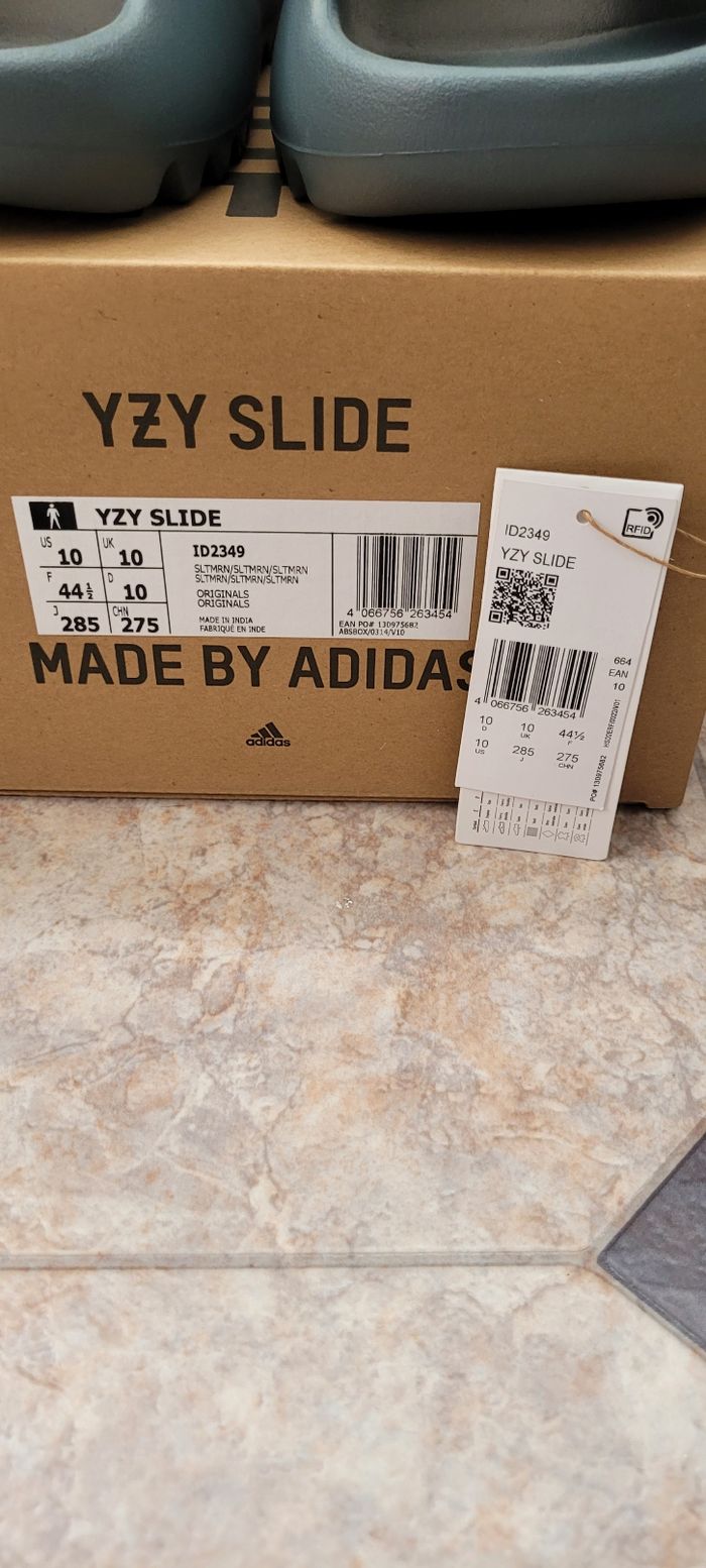 Adidas Yeezy Slide Slate Marine 44.5 - photo numéro 7