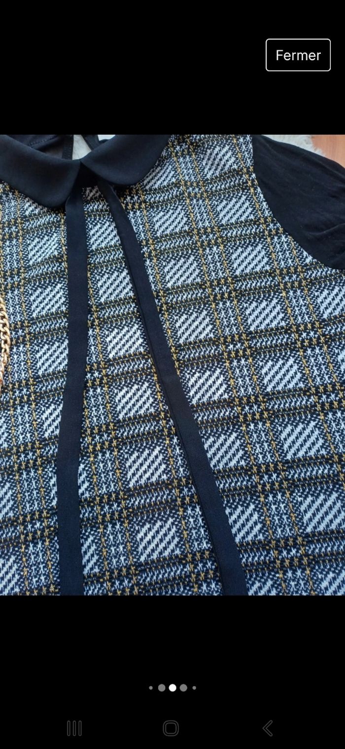 Superbe haut col nœud papillon Morgan - photo numéro 4