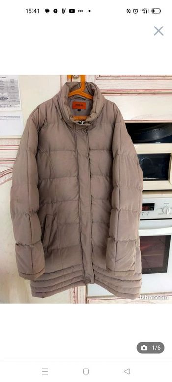 Manteau long  femme beige Shirley T 42/44