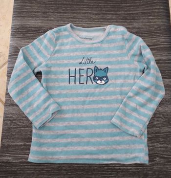 Haut pyjama chaud 98 cm