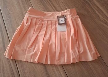 Jupe fille avec short évasée élégante sport école 