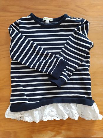 Pull marinière fille 5 ans Verbaudet