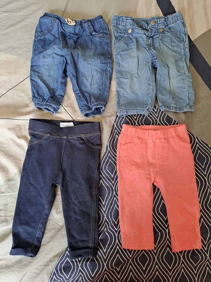 Lot de 4 pantalons