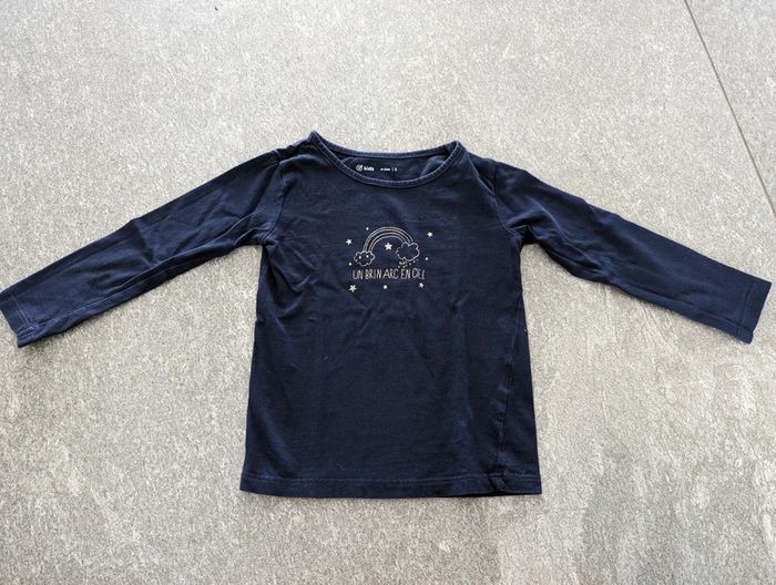 T-shirt à manches longues fille 3 ans