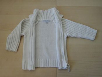 Gilet blanc Tex 3 mois