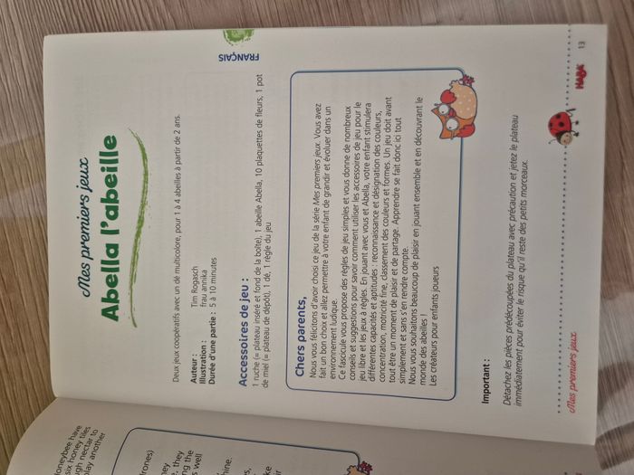 Jeu Haba – Abella l’Abeille 🐝 Mes Premiers Jeux - photo numéro 5