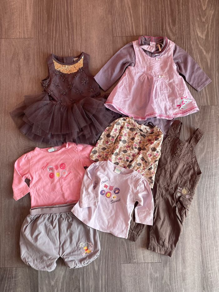 Lot vêtements fille 9 mois