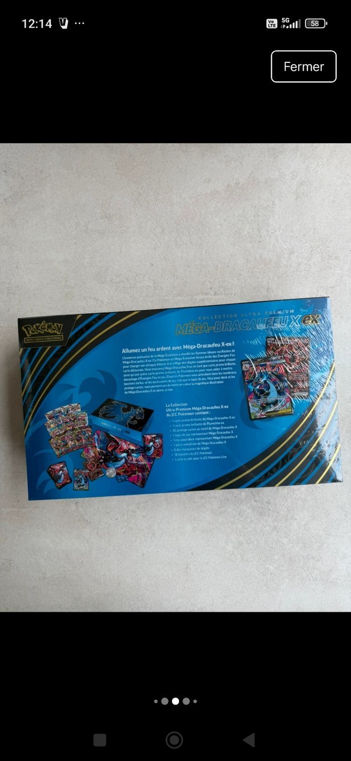 Upc méga Dracaufeu ex - photo numéro 4