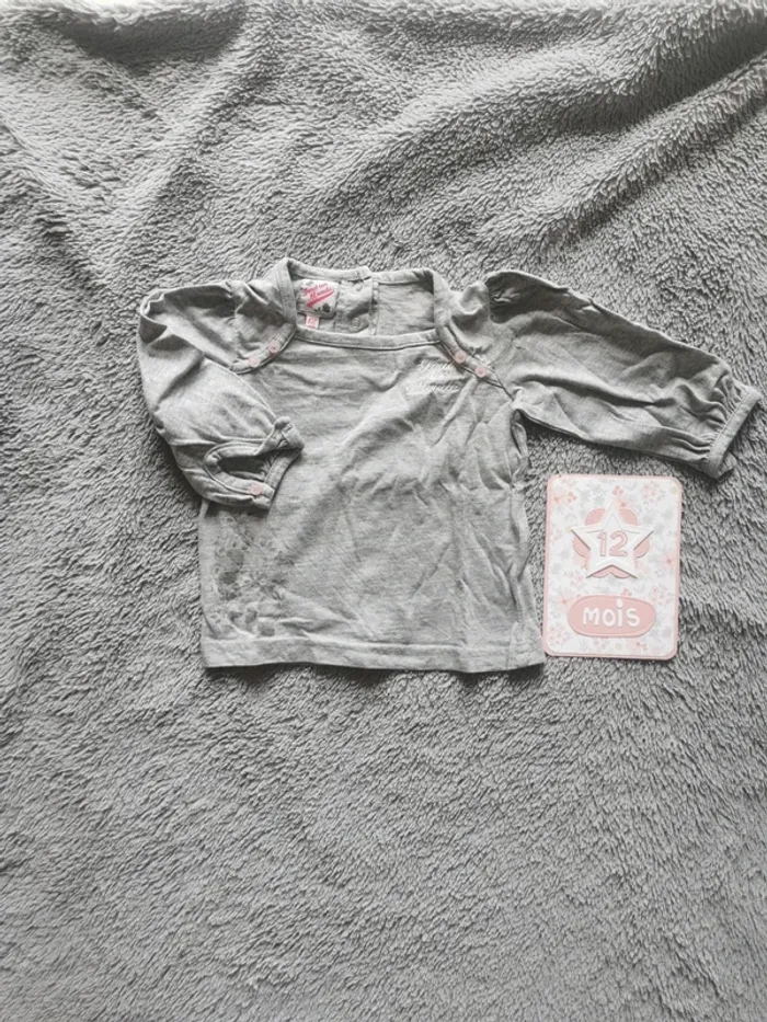 T-shirt manches longues 12 mois
