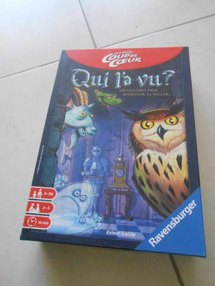 jeu Qui l'a vu! les jeux coup de coeur