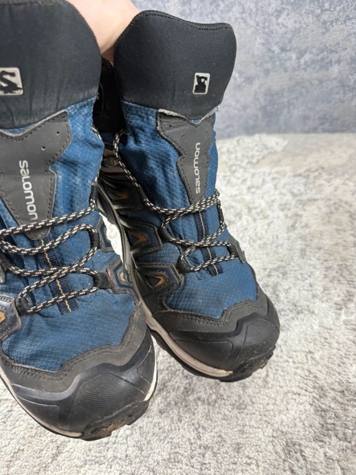 Salomon X Ultra 3 Boots Gore-Tex - Blue & Black & Brown - photo numéro 14