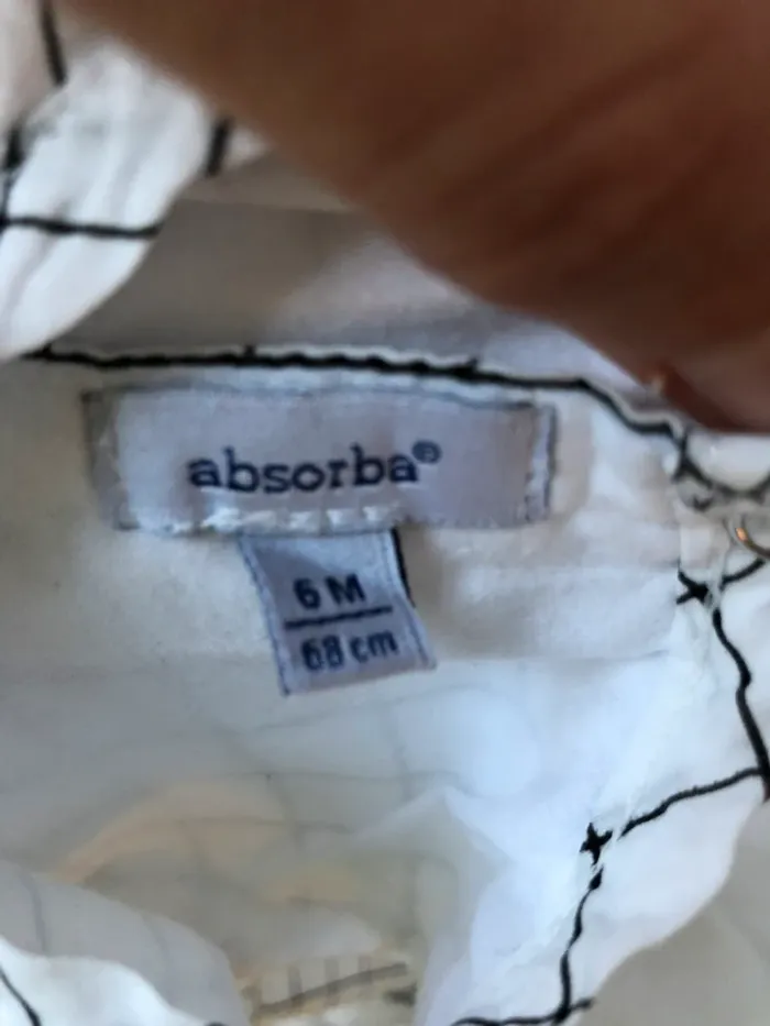 Combinaisons short Absorba - 6 mois - photo numéro 4
