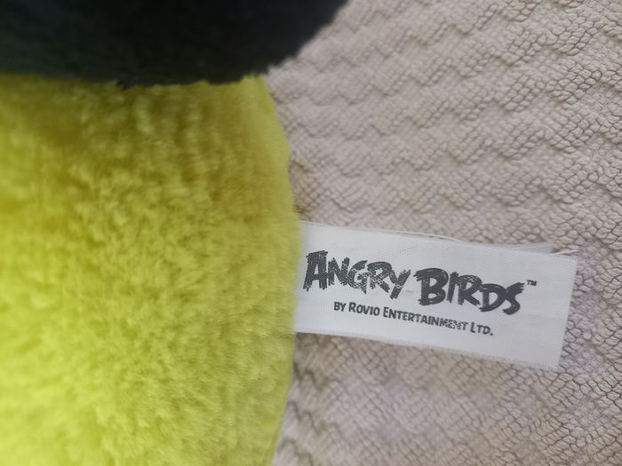 🧸 Peluche – Doudou Chuck Angry Birds jaune - photo numéro 3