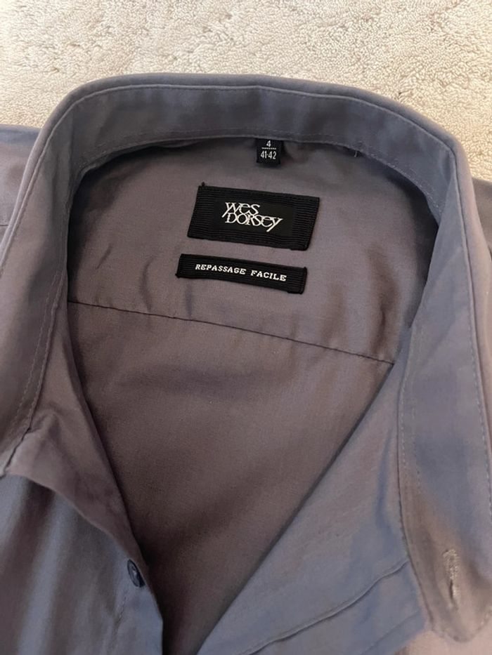 Chemise grise manches longues - Yves Dorsey - T. 4 - photo numéro 2