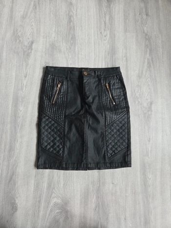 Jupe noire style biker Onado - taille M