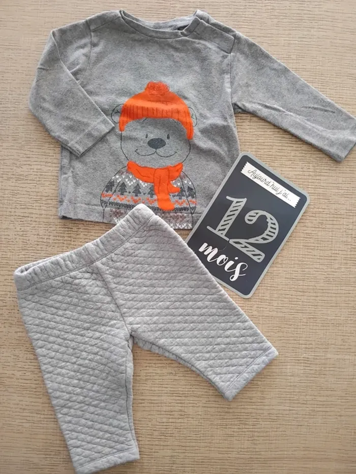 Ensemble 12 mois / 80 cm