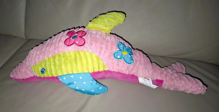Peluche dauphin multicolor - photo numéro 3