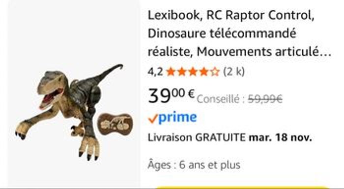 Dinosaure interactif