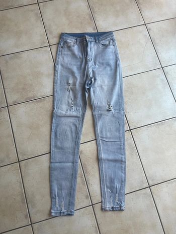 Jean skinny taille haute