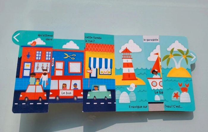 Mon livre surprise 🛩 Les transports 🚗 avec tirettes - photo numéro 5