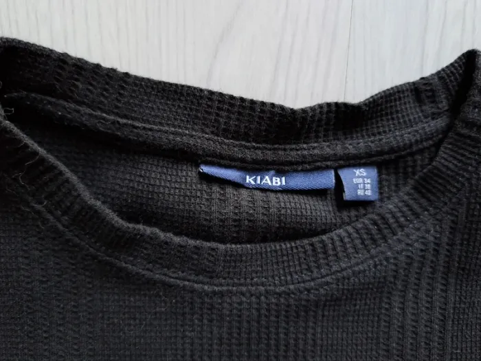 T shirt noir, Kiabi, XS - photo numéro 2