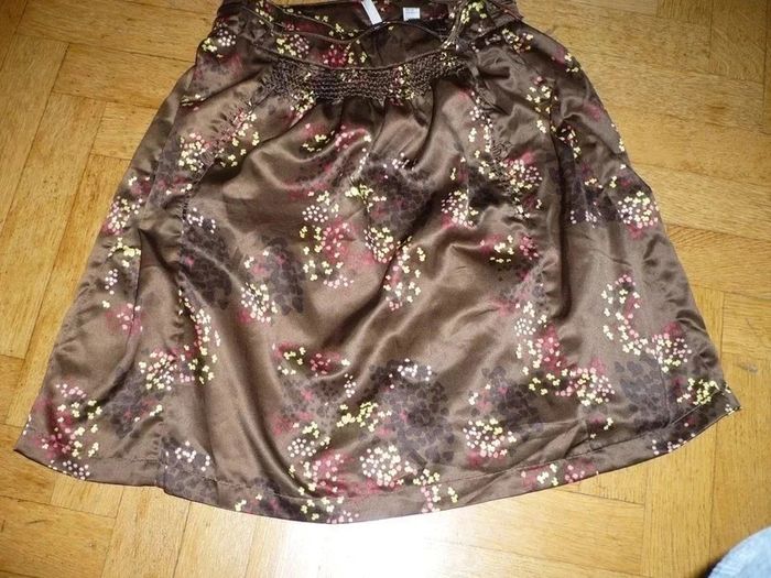 Jupe Okaïdi 12 ans aspect satiné