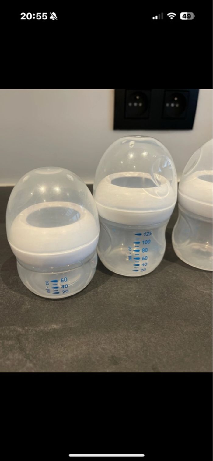 Lot de 4 biberons sans tétines - photo numéro 2