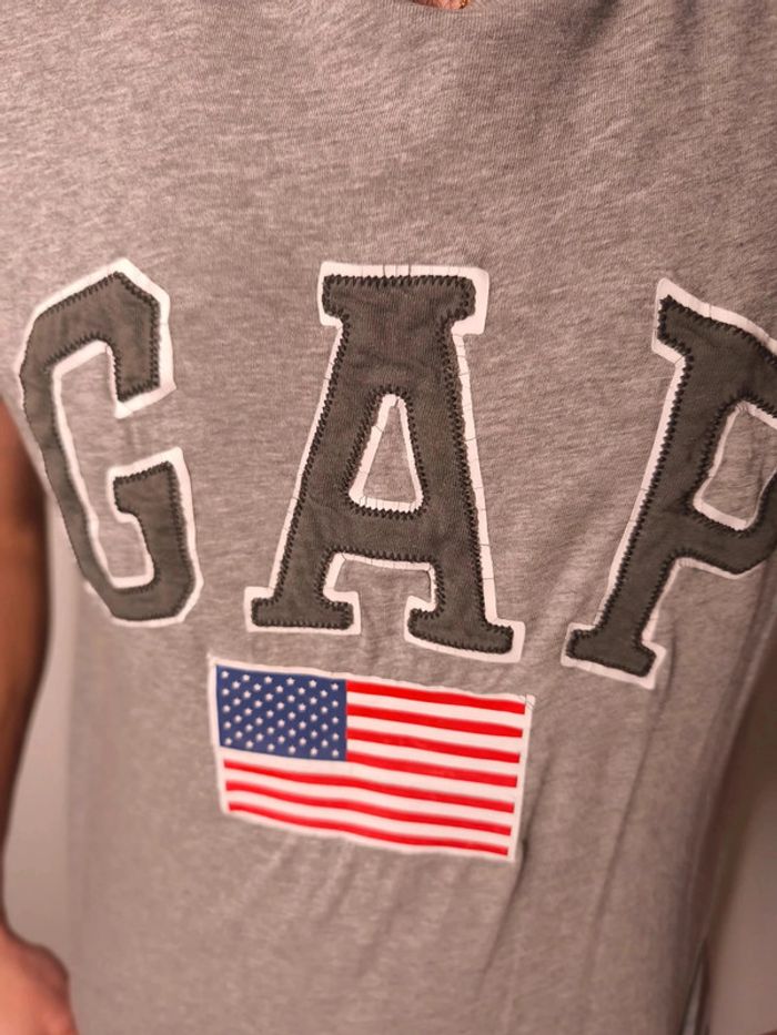 T-shirt Gap Homme Taille M Gris - photo numéro 5