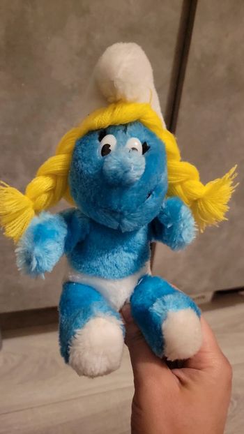 Peluche Schtroumpfette Vintage 1994