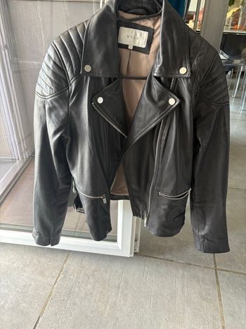 Blouson en cuir véritable