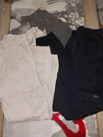  Lot 2 pantalons cargos garçons 