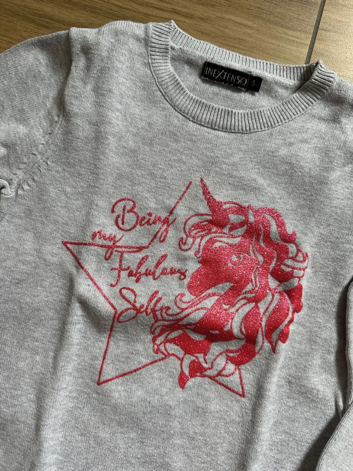 Pull fin licorne - photo numéro 2