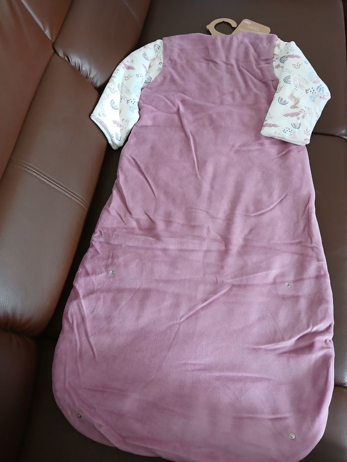 turbulette gigoteuse fille en velours petit beguin 18/36 mois 86/98 cm - photo numéro 3