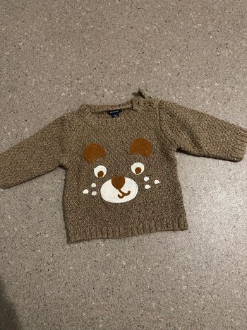 Pull bébé garçon 1 mois