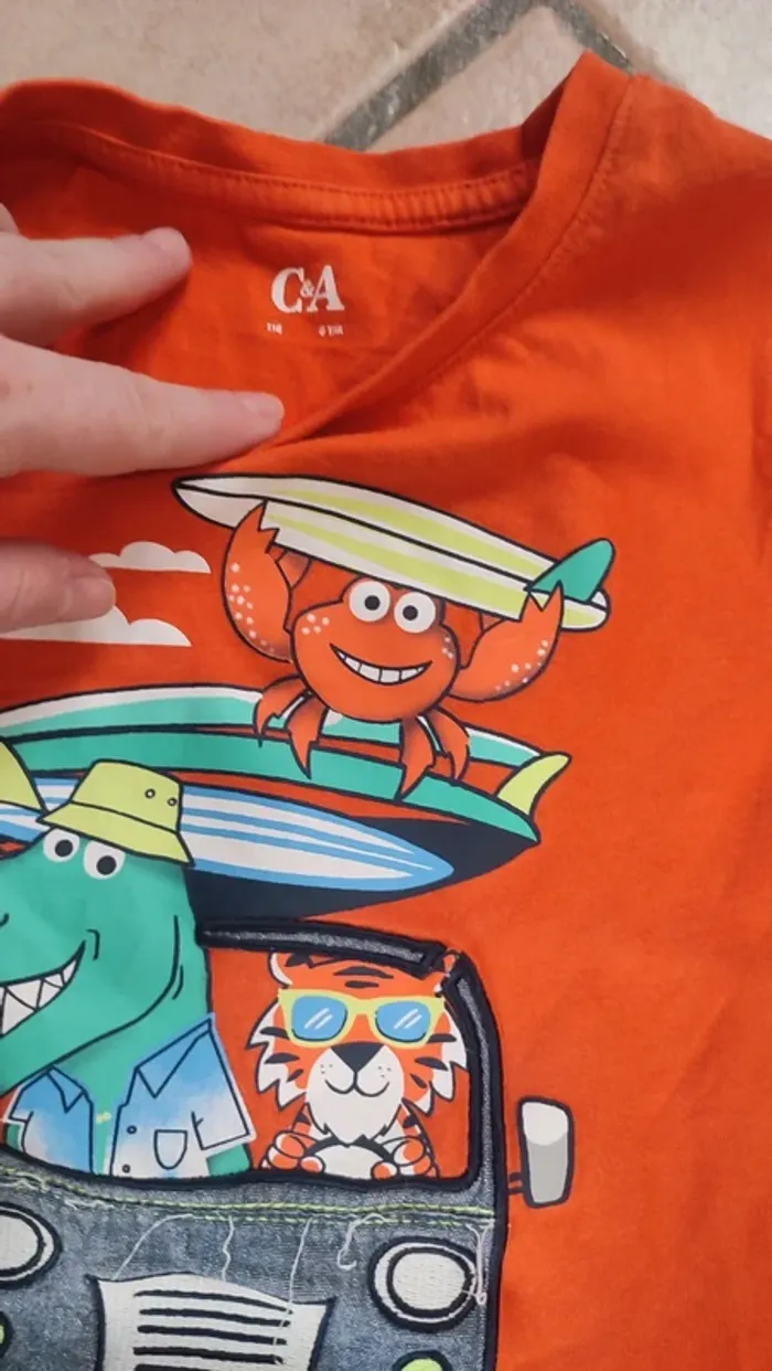 T-shirt animaux C&A - photo numéro 2