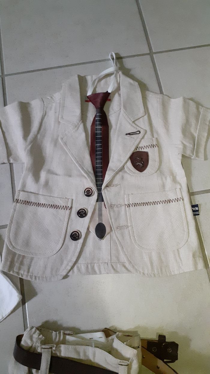 Ensemble bébé garçon beige - photo numéro 3