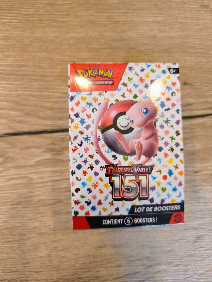 Pokémon Bundle 151 FR Écarlate et violet EV3.5 - 6 boosters NEUF scellé