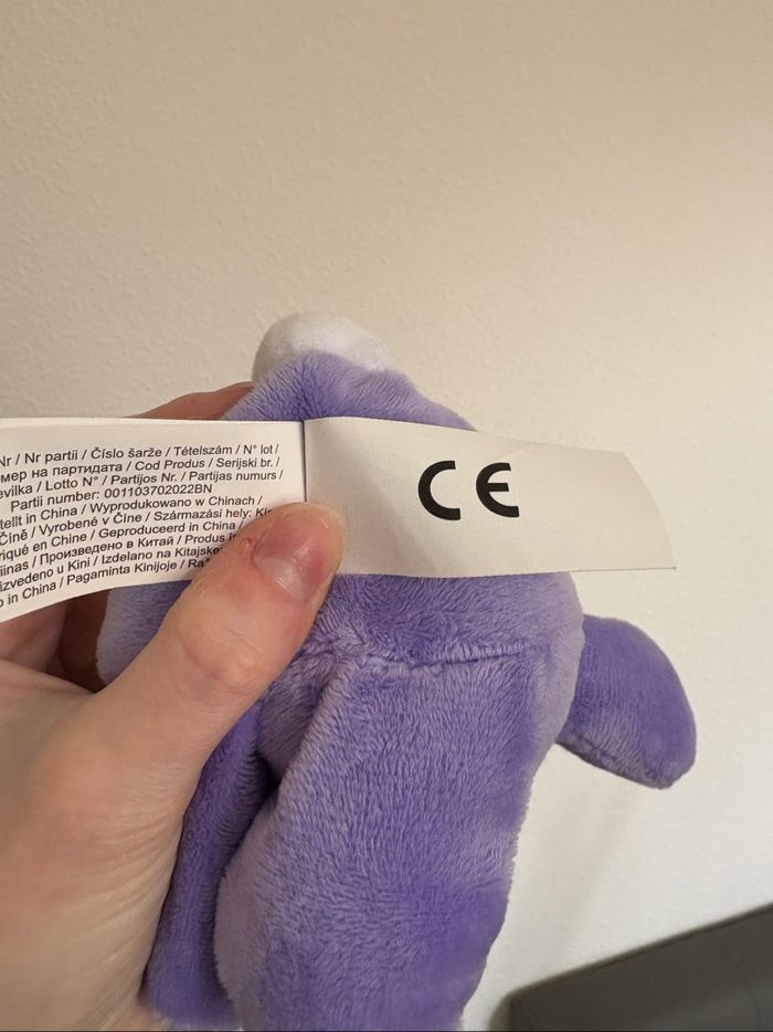 Peluche Lapin Milka Violet - photo numéro 8