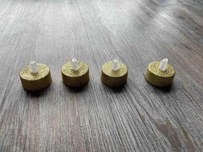 Lot de 4 bougies chauffe-plat (flamme led) - photo numéro 3