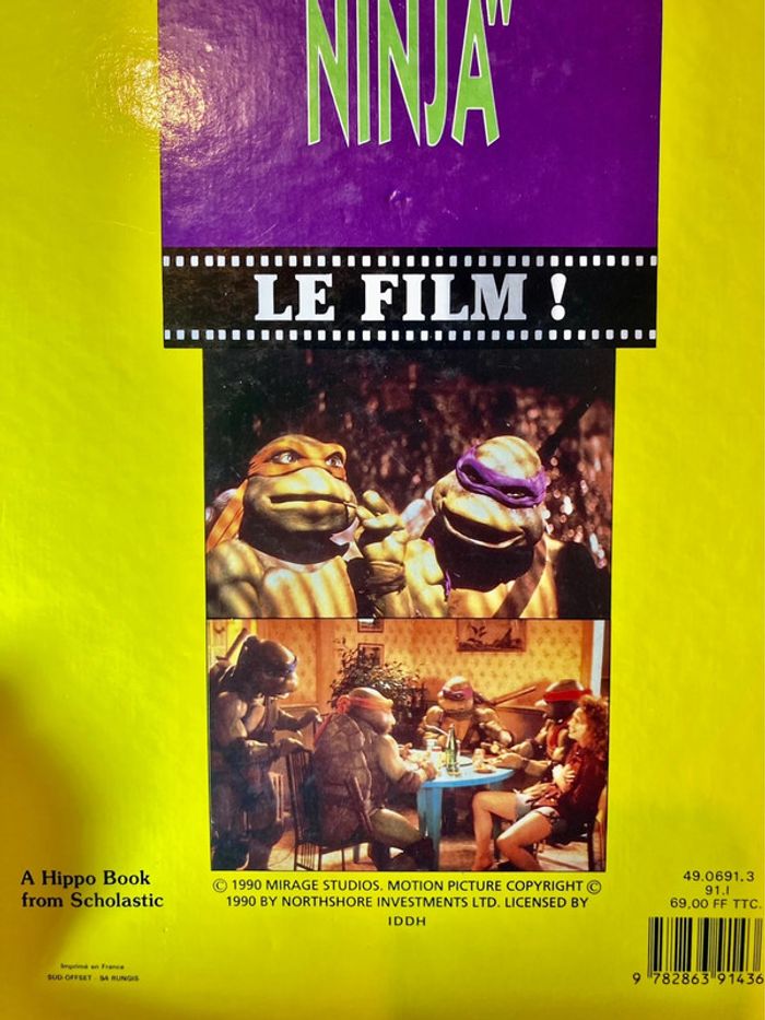 Livre TMNT Les Tortues Ninja, le livre du film 1991. - photo numéro 19