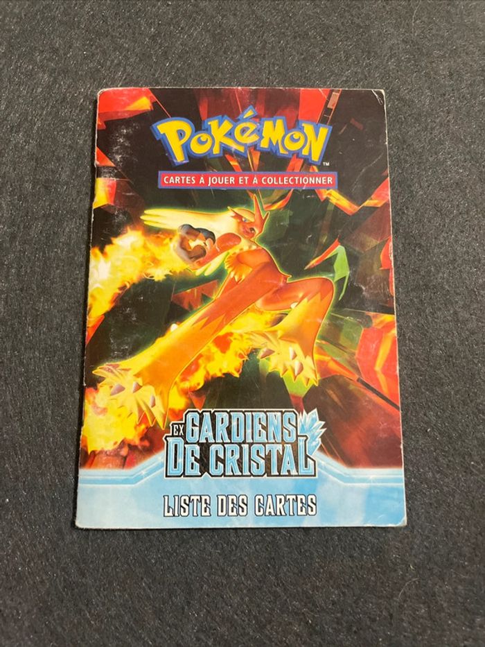 kémon Livret De Règles / Liste Des Cartes - Ex Gardiens de Cristal FR - photo numéro 2