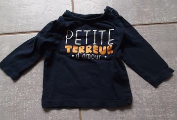 Tee shirt ml mixte kiabi 1 mois