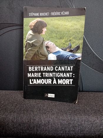 Livre Bertrand Cantat l'amour à mort