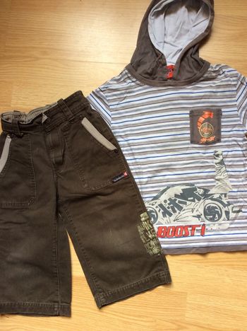 Bermuda QuickSilver taille 5 ans #haut cars