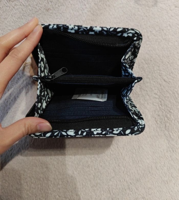 Portefeuille cabaïa noir beige - photo numéro 3